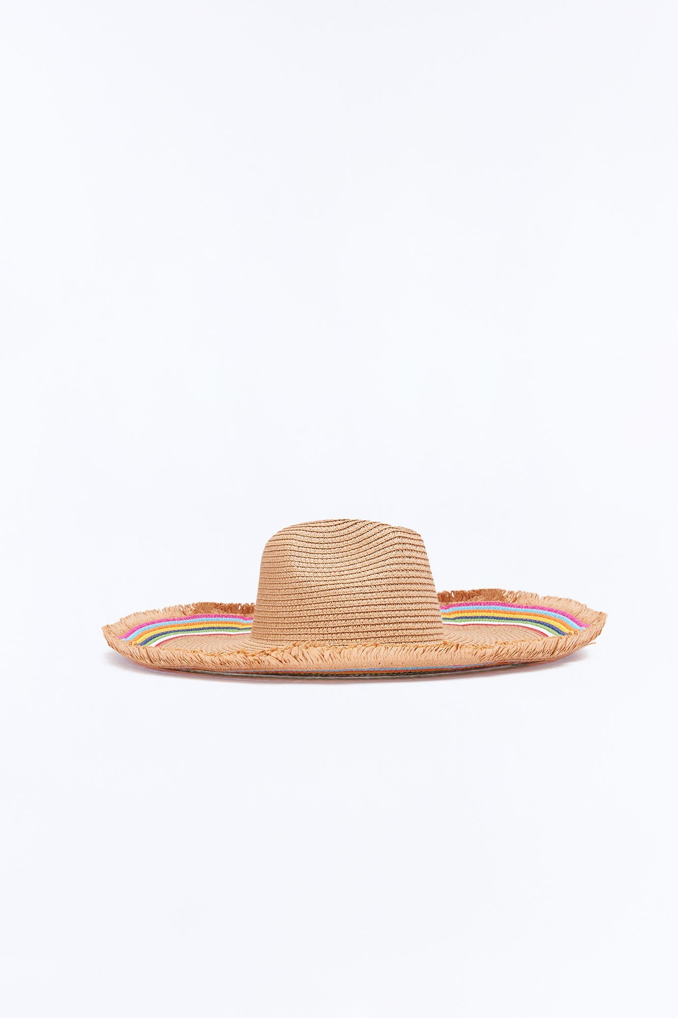 All The Rainbows Sun Hat - Natural/Combo