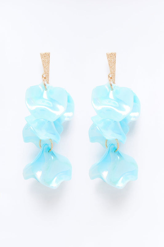 Hawaii Waters Drop Earrings - Blue