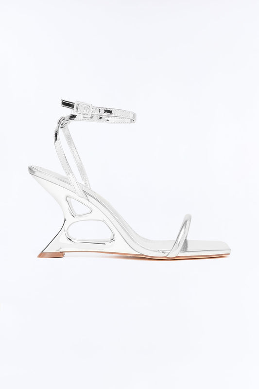 Bax Novelty Wedges - Silver