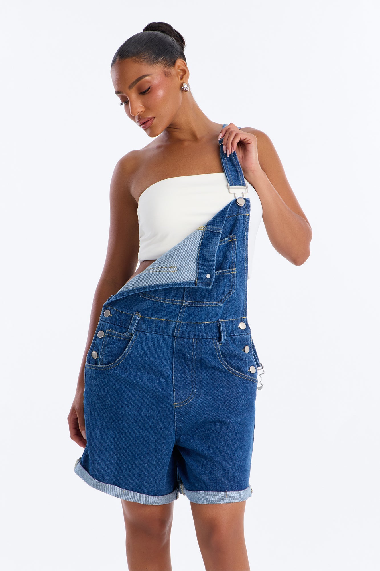 Carolina Denim Short Overall - Indigo