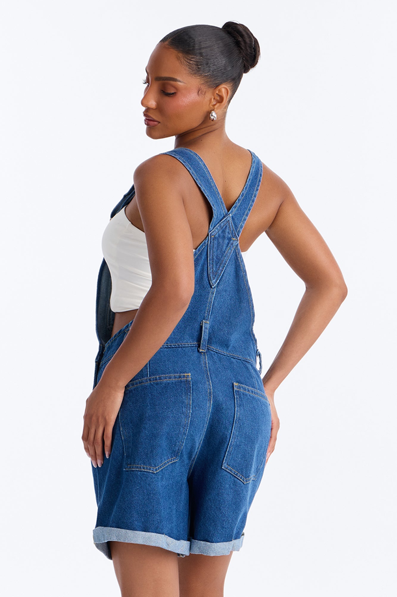 Carolina Denim Short Overall - Indigo