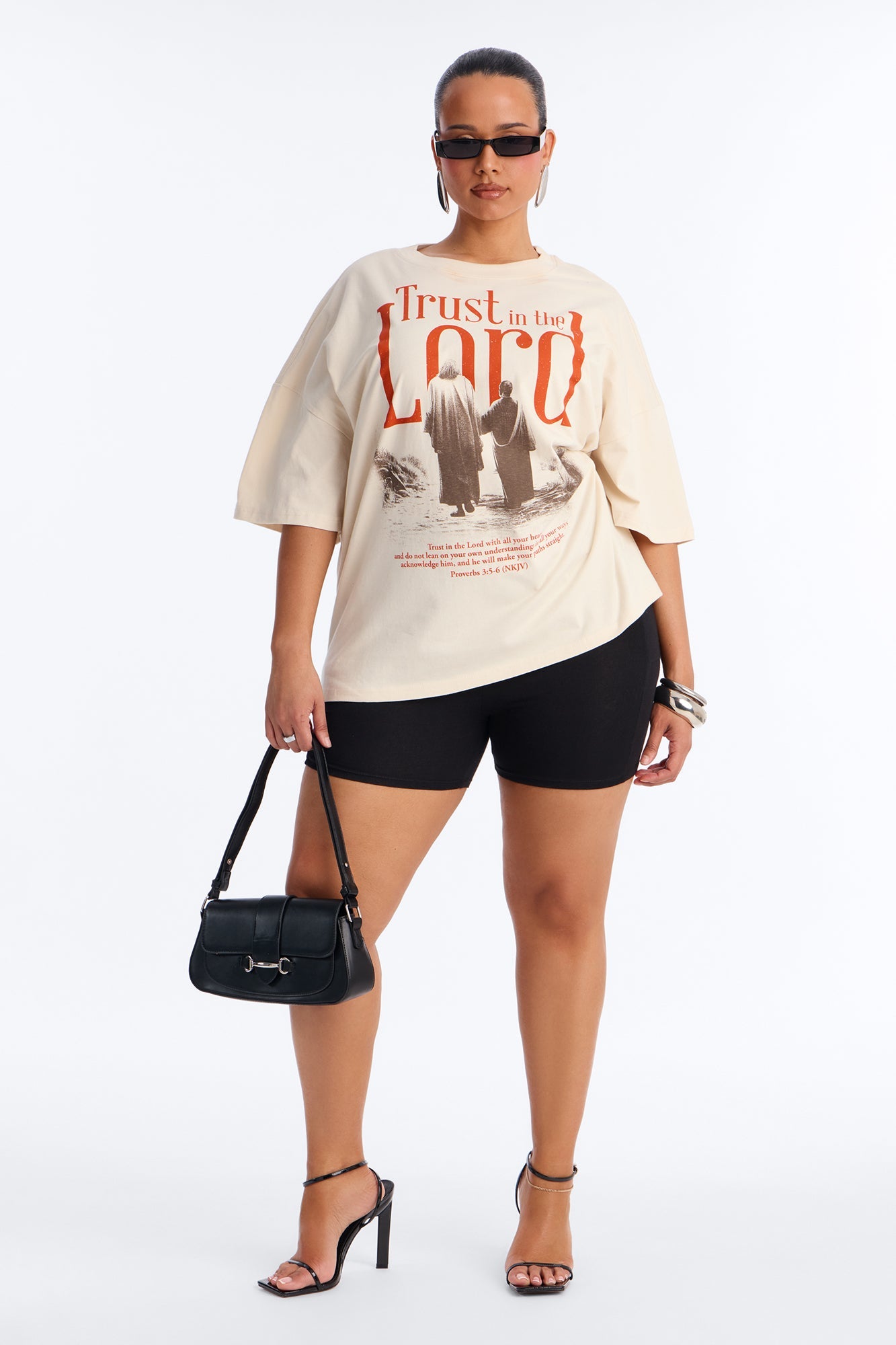 Trust In The Lord Tee - Off White
