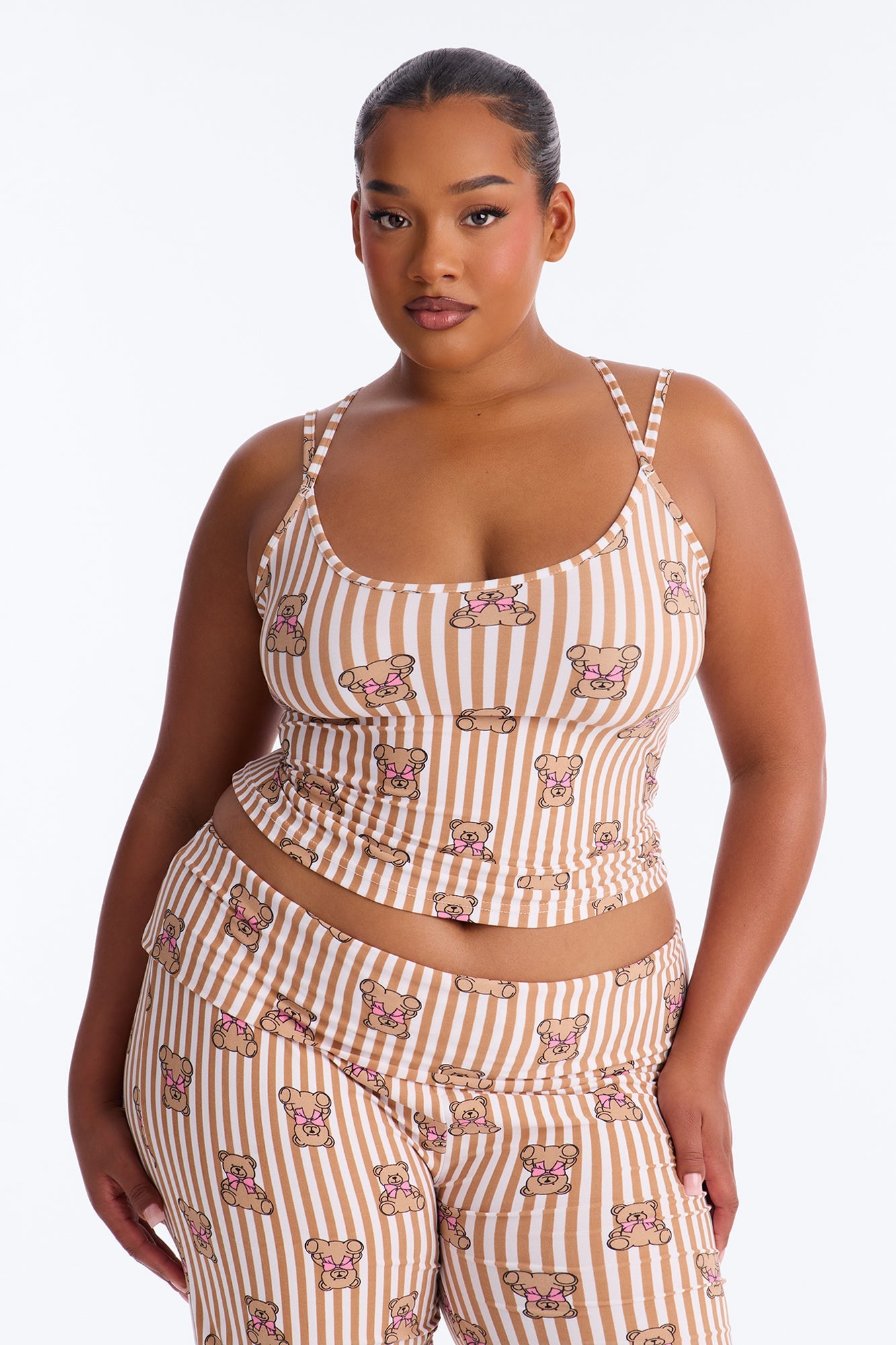 Cuddle With Me PJ Pant Set - Brown