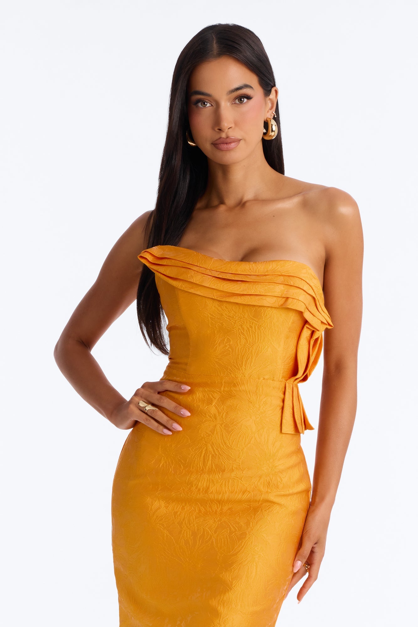 Making A Statement Gown - Orange