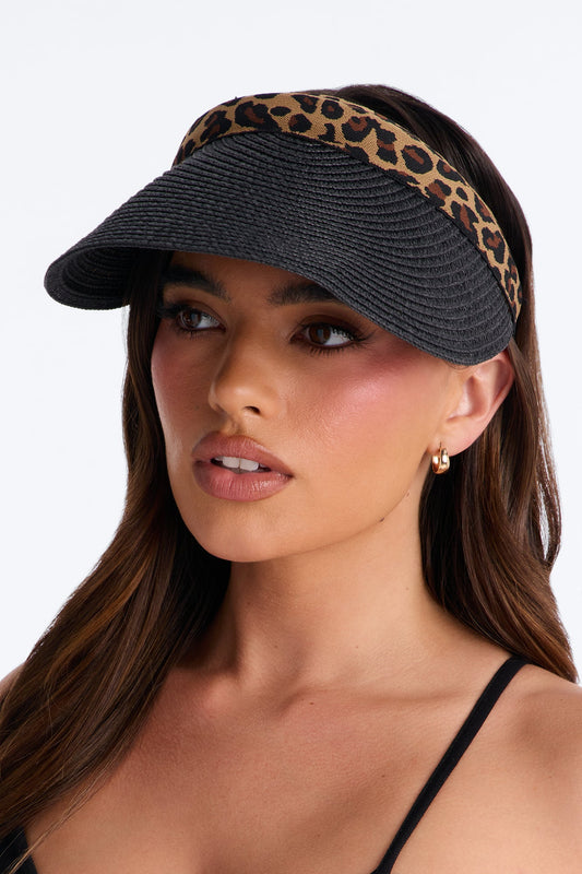 Margaritas On The Beach Visor - Black/combo