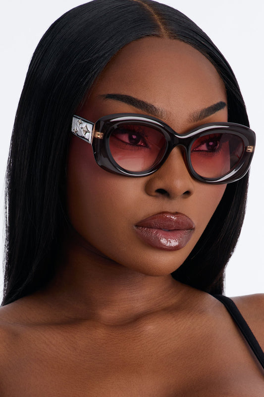 Star Bright Sunglasses - Black/Pink