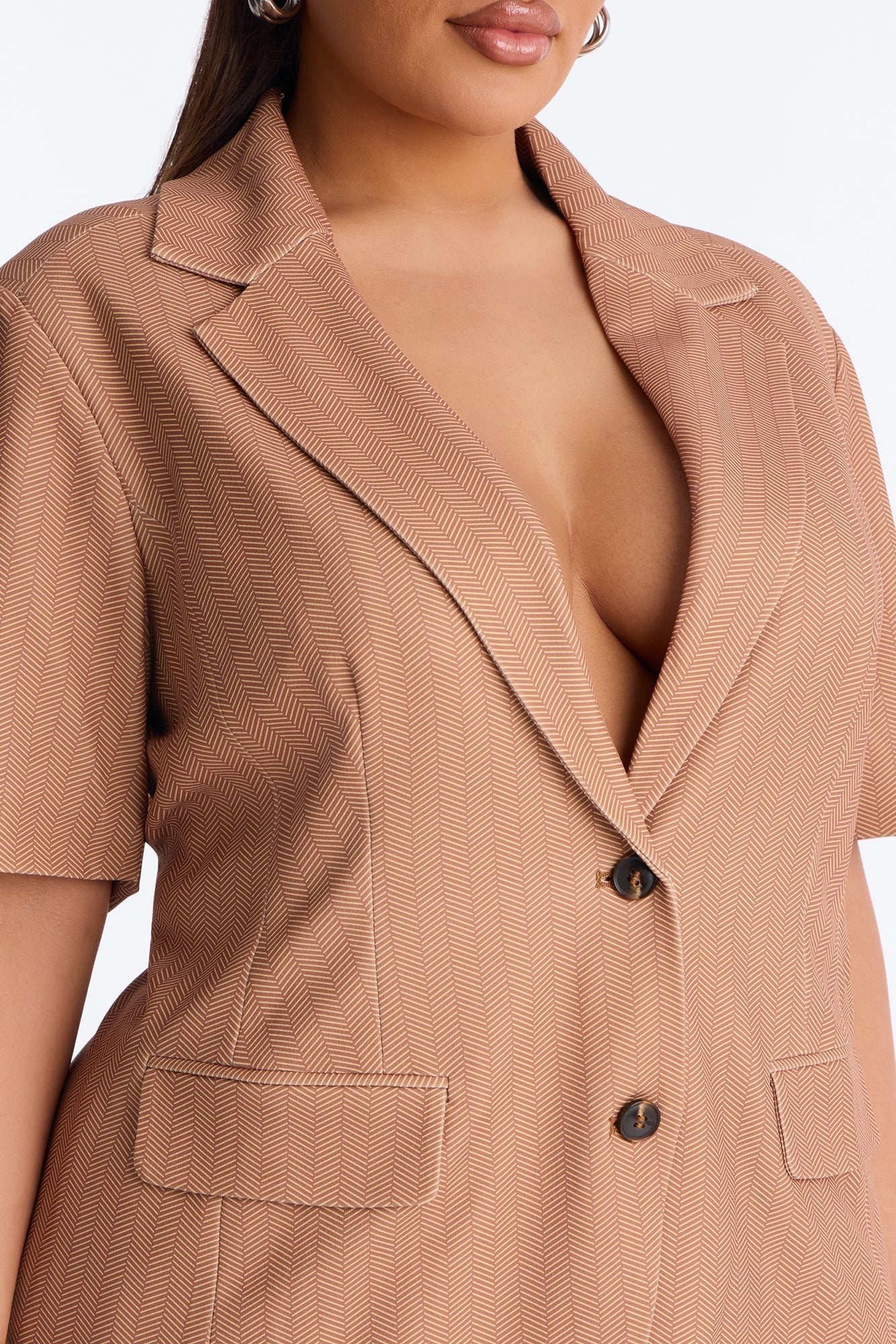 Command The Room Blazer Pant Set - Camel Fashion Nova