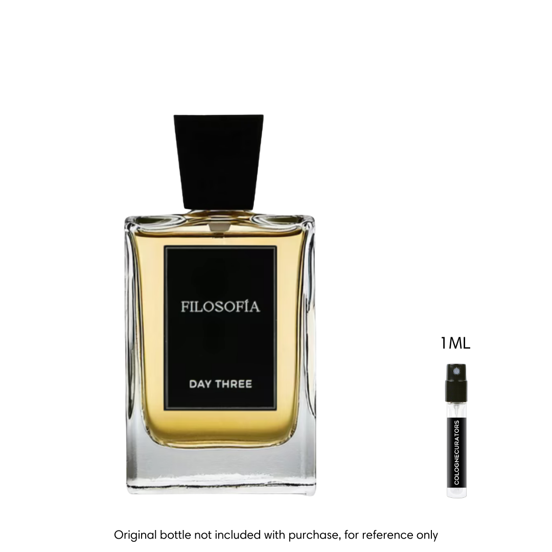 SAMPLE - Day Three Fragrances Filosofia Extrait Day Three Fragrances