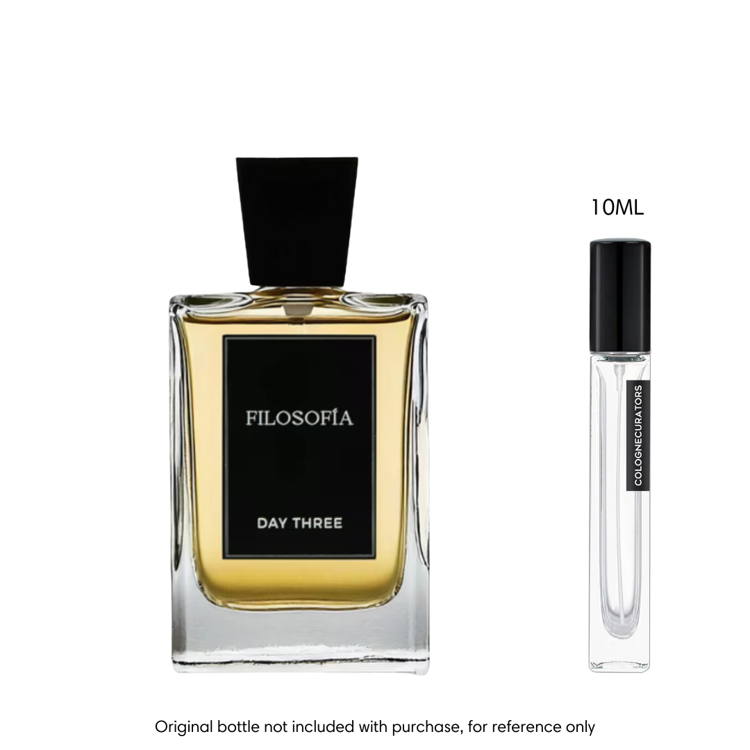 SAMPLE - Day Three Fragrances Filosofia Extrait Day Three Fragrances